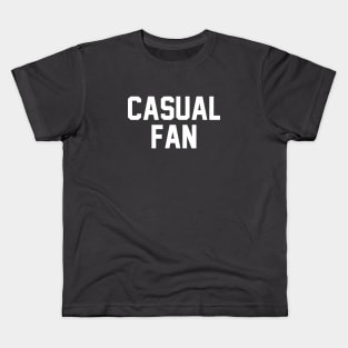 Casual Fan White Kids T-Shirt